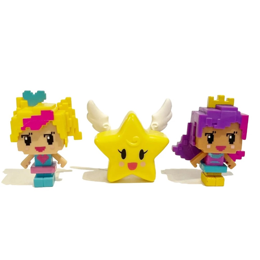 Mattel Barbie Video Game Hero 2-inch Pixel Pal Mini Doll Figures Power Up Star